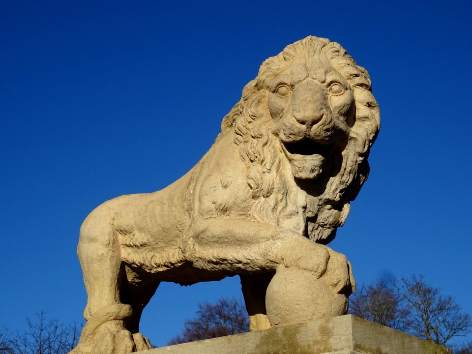 Sculpture Lion Médicis, Parc de Saint-Cloud, Saint-CLoud… 