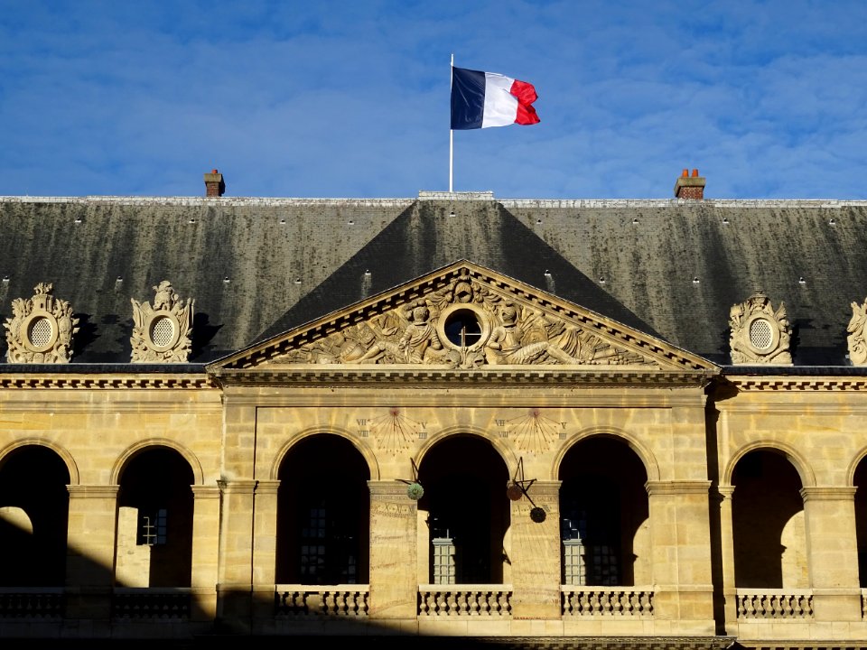 Cour d'honneur, Hôtel-des-Invalides, avenue de Tourville, … 