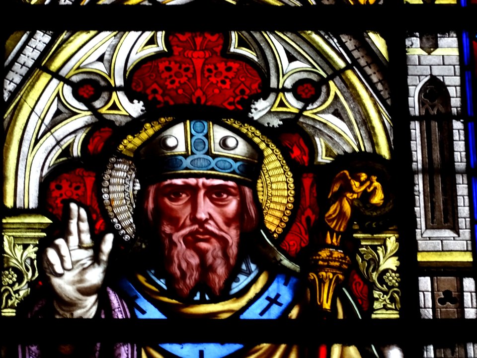 Vitrail, basilique Sainte-Clotilde, 23 bis rue las Cases, … 