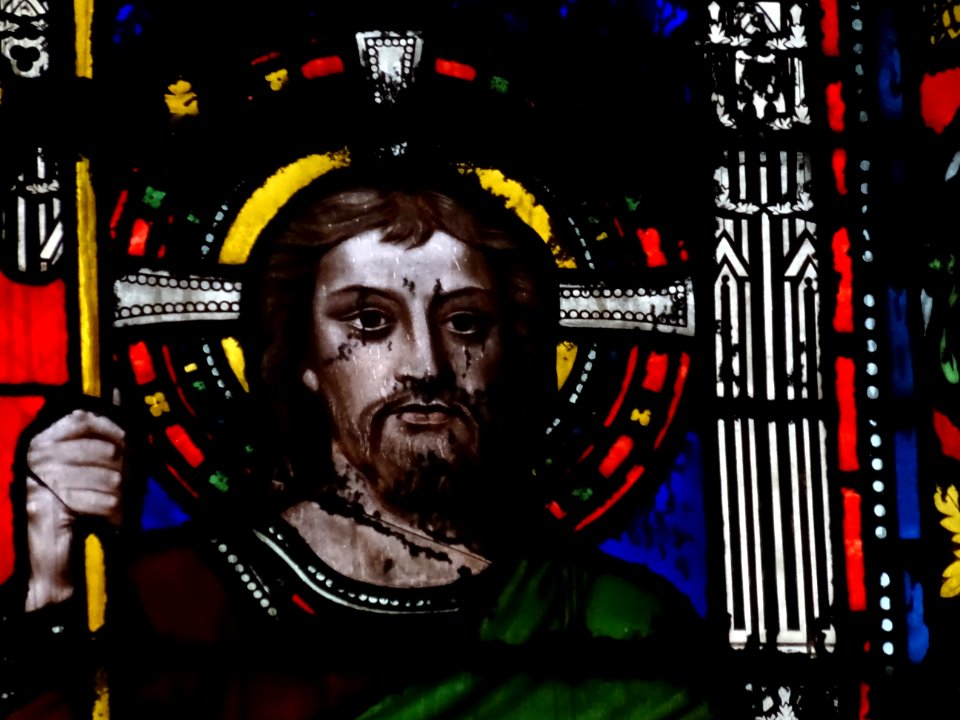 Vitrail, basilique Sainte-Clotilde, 23 bis rue las Cases, … 