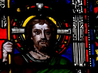 Vitrail, basilique Sainte-Clotilde, 23 bis rue las Cases, … 
