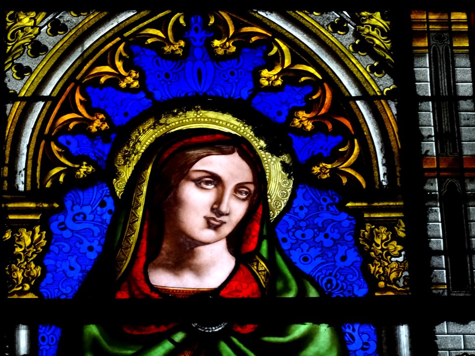 Vitrail, basilique Sainte-Clotilde, 23 bis rue las Cases, … 