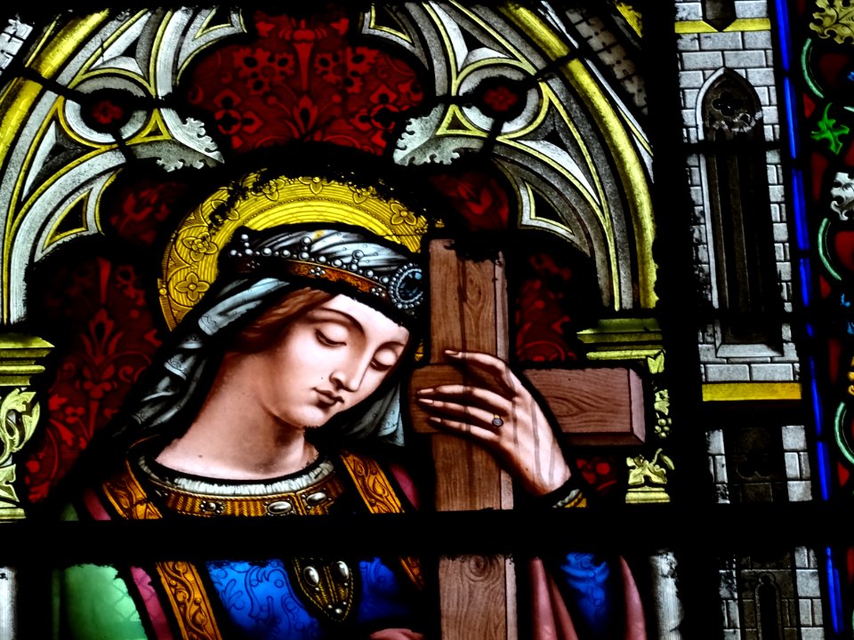 Vitrail, basilique Sainte-Clotilde, 23 bis rue las Cases, … 