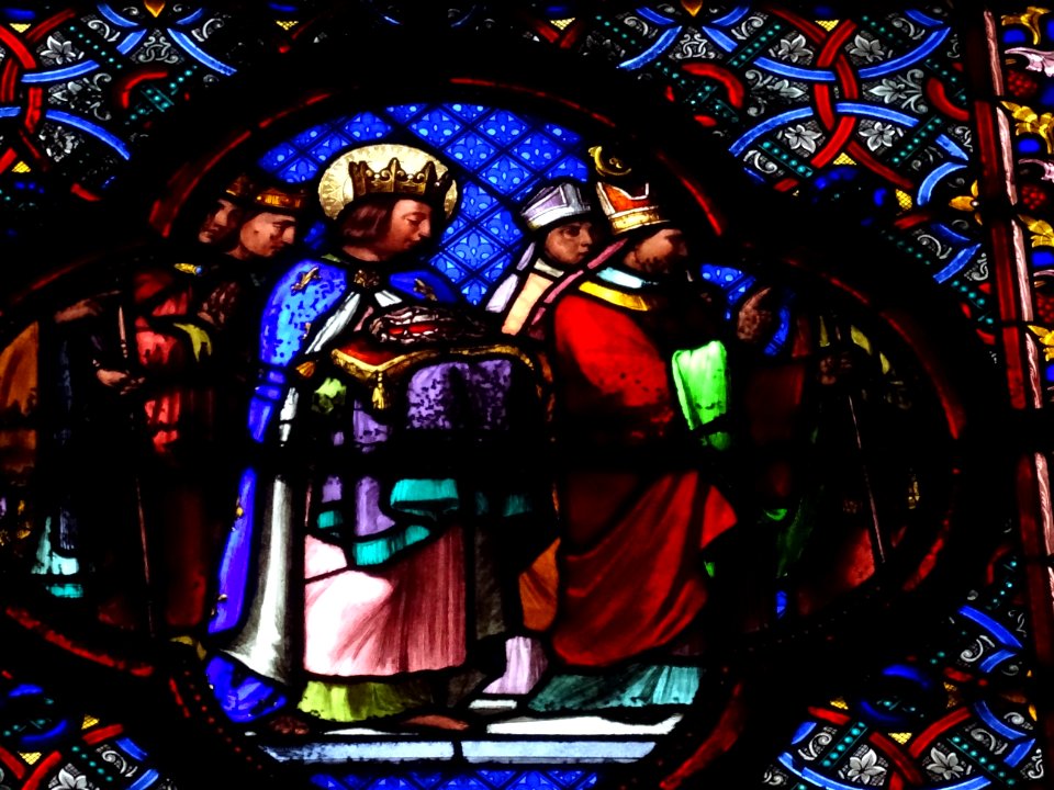 Vitrail, basilique Sainte-Clotilde, 23 bis rue las Cases, … 