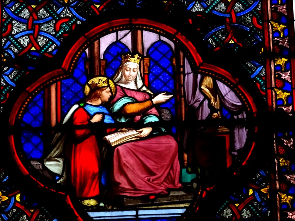 Vitrail, basilique Sainte-Clotilde, 23 bis rue las Cases, … 
