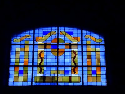 Vitrail de la chapelle de l'Épiphanie des Missions étrangè… 