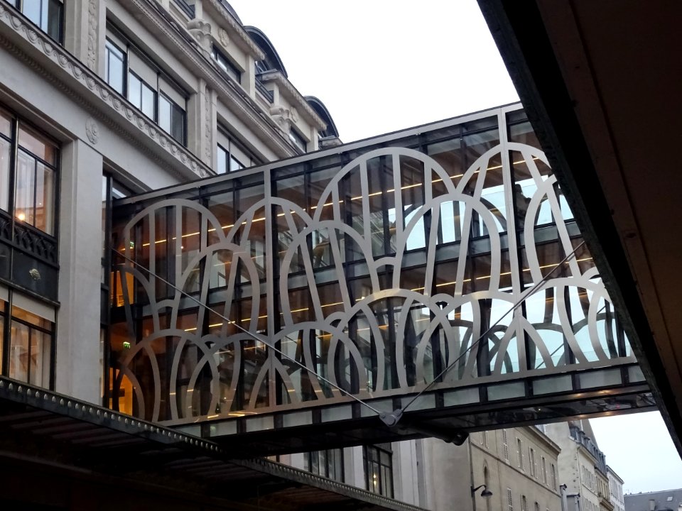 Passerelle  Le Bon Marché, rue du Bac, 7e arr., Paris 