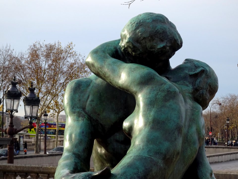 Le Baiser de Rodin, dans le jardin des Tuileries, 1er ar… 