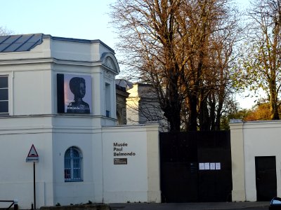 Entrée du musée Paul Belmondo, créé dans le château Buchil… 