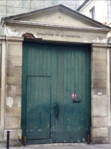 Porte du Monastère de la Visitation, 110 rue de Vaugirard,… 