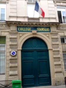 Porte d'entrée du collège Stanislas, rue du Montparnasse, … 