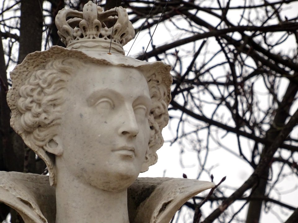 Statue Marie Stuart, Reine de France, 1542-1587, dans le… 