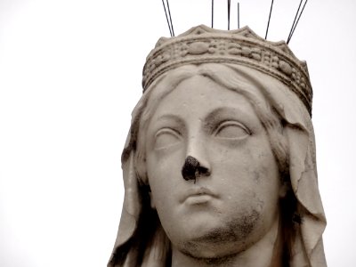 Statue Sainte Clothilde, Reine de France, ...-545, dans … 