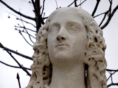Statue Anne d'Autriche, Reine de France, 1601-1666, dans… 