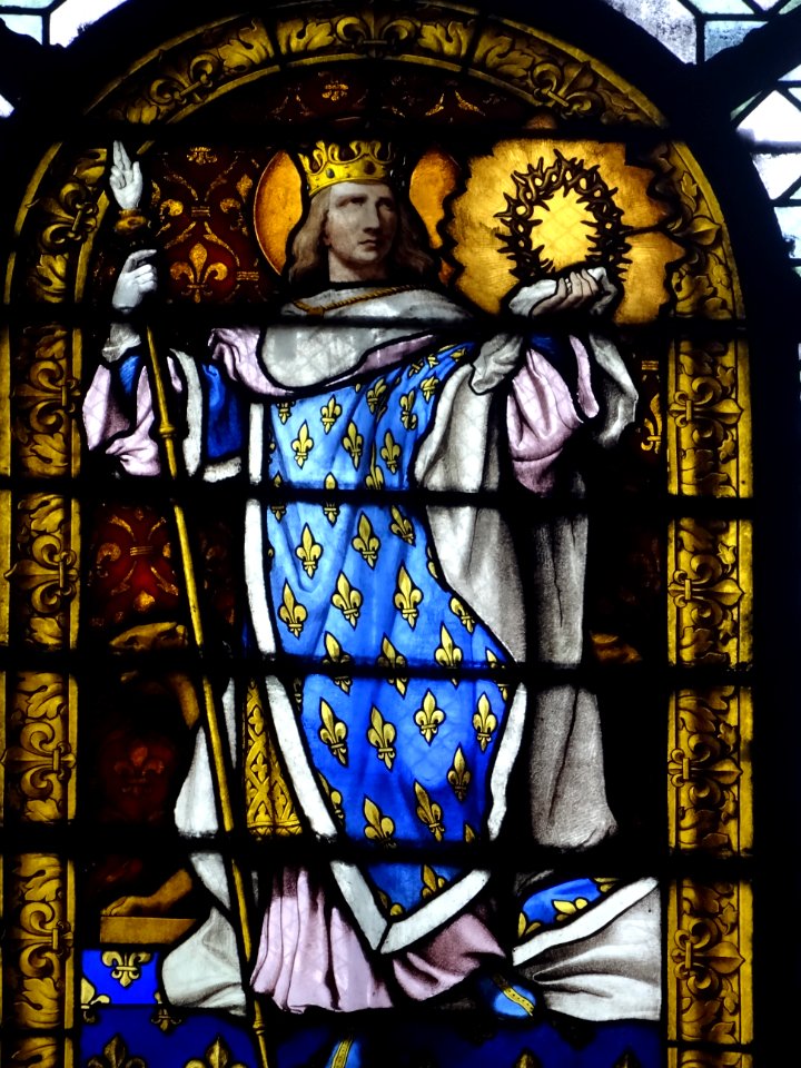Vitrail, église Saint-Sulpice, 2 rue Palatine, 6e arr., Pa… 