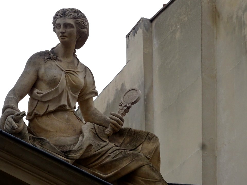 Statue, Hôtel de Montpensier, 6 rue de Tournon, 6e arr., P… 