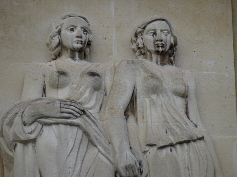 Détail de la façade, Faculté de Pharmacie, 4 avenue de l'O… 