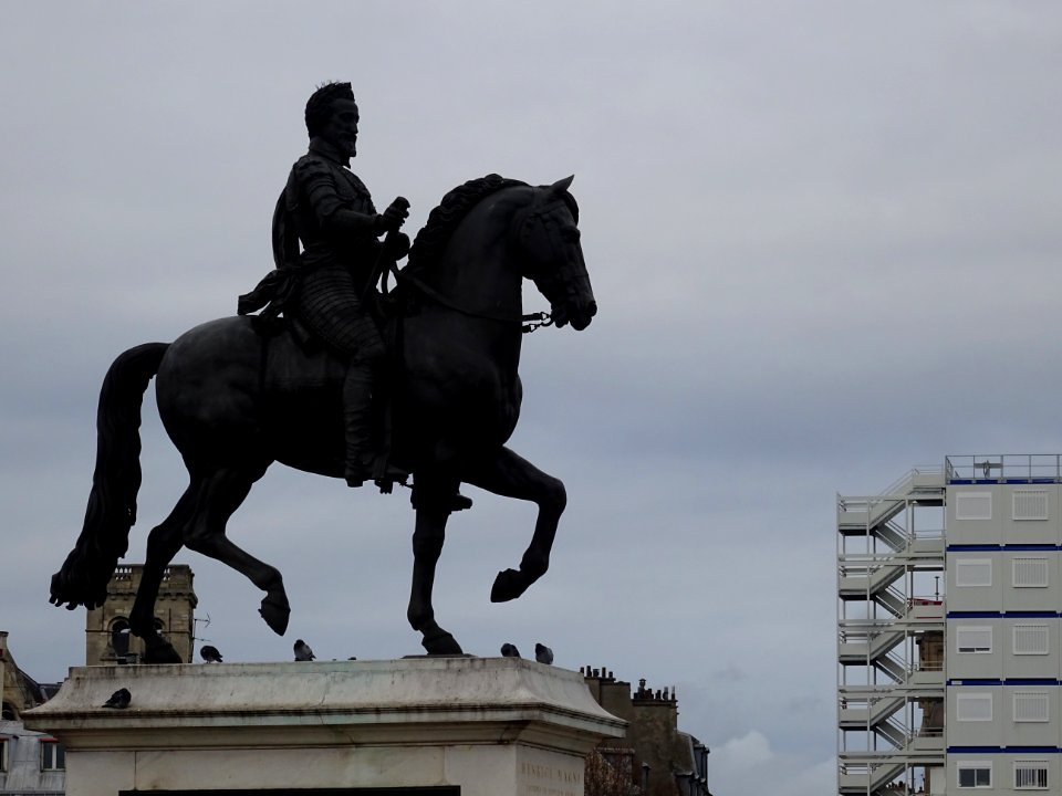 Statue équestre d'Henri IV, sur le Pont Neuf, 1er arr., Pa… 