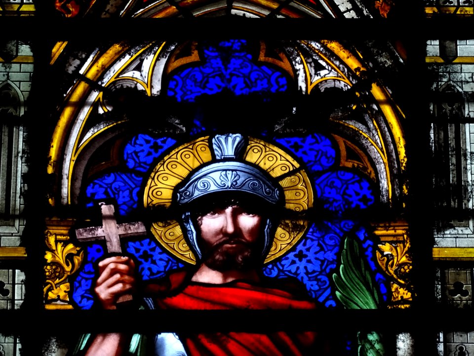 Vitrail, basilique Sainte-Clotilde, 23 bis rue las Cases, … 
