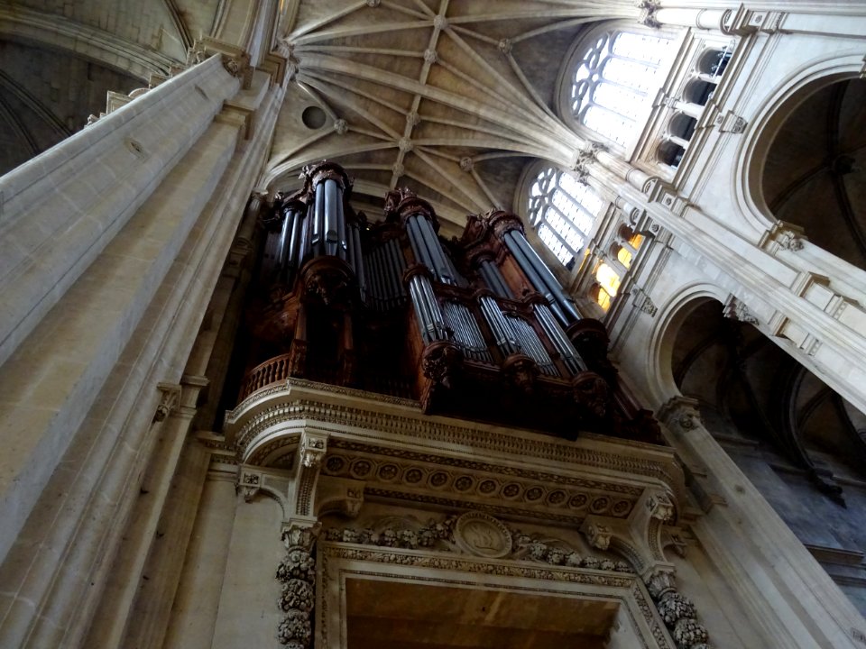 Les grandes orgues, église Saint-Eustache, rue Rambuteau, … 