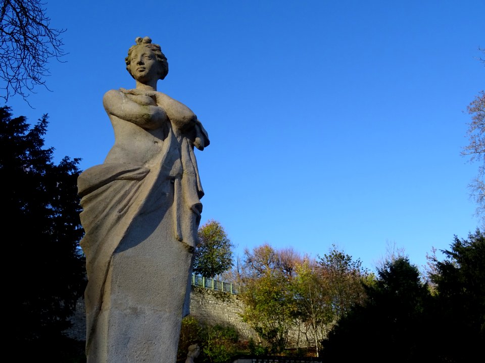 Statue L’Hamadryade par Georges Muguet (1903-1988), Font… 