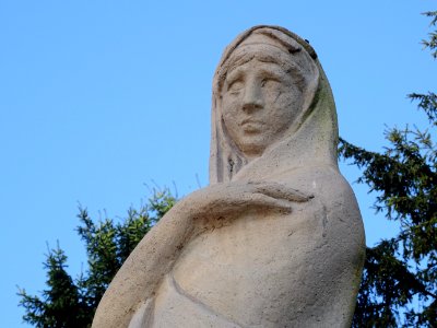 Statue La Limoniade par Georges Muguet (1903-1988), Font… 