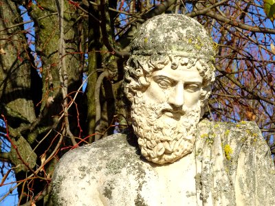 Statue, près de la Grande Cascade, Parc de Saint-Cloud 