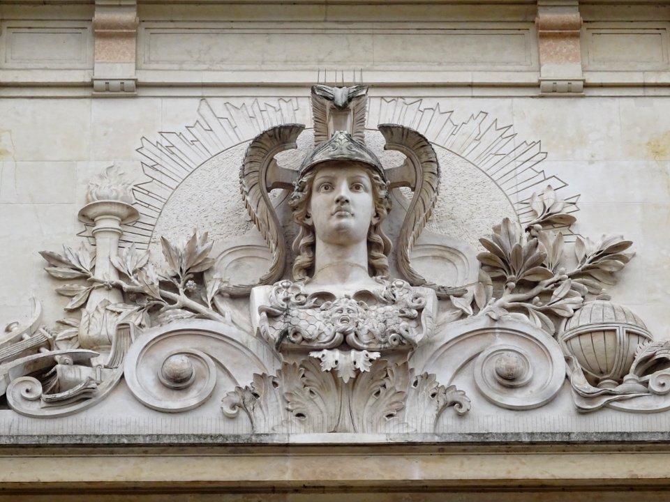 Façade du Lycée Montaigne, 17 rue Auguste Comte, 6e arr., … 