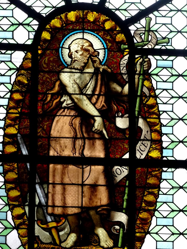 Vitrail, église Saint-Sulpice, 2 rue Palatine, 6e arr., Pa… 