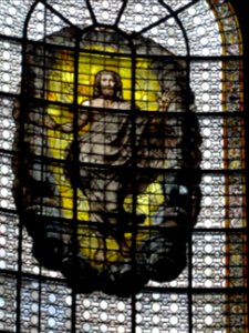 Vitrail Ascension de Notre Seigneur (1672), église Saint… 