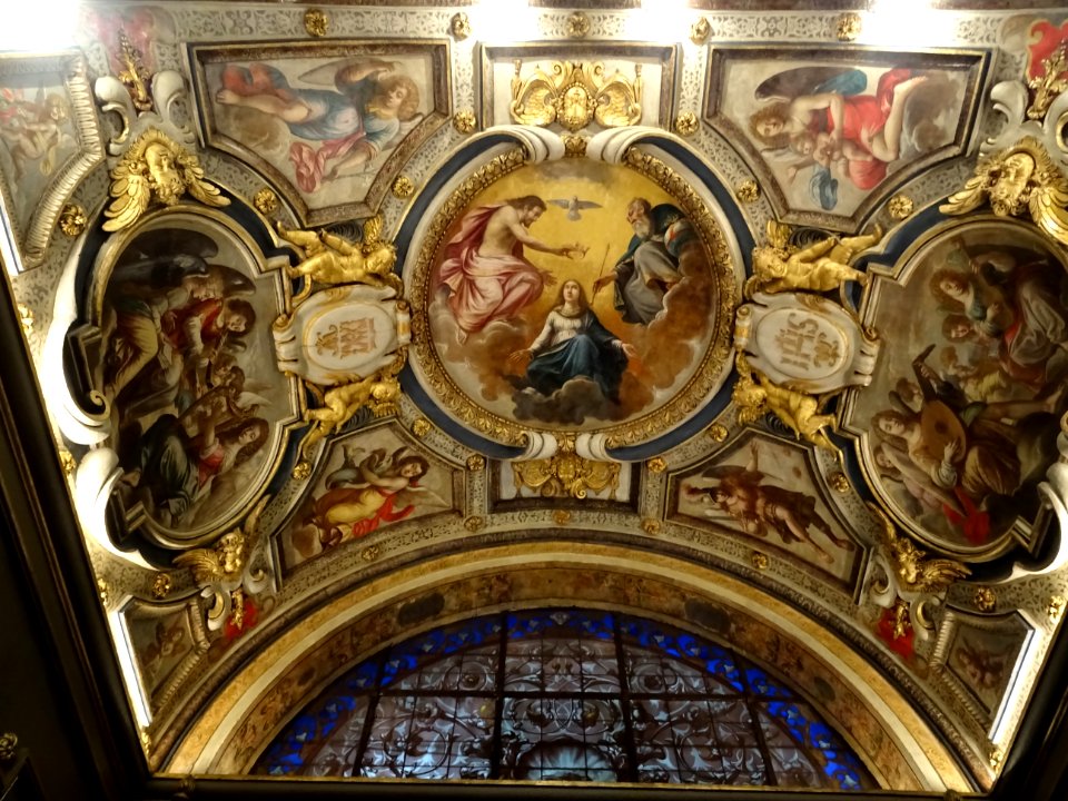 Plafond peint, Eglise Saint-Joseph-des-Carmes, 70 rue de V… 