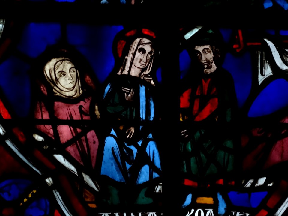 Vitrail, abbaye Saint-Germain-des-Prés, 170 boulevard Sain… 