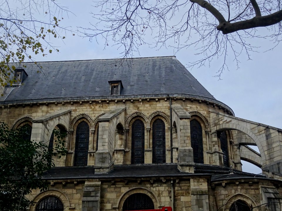 Abside, parties hautes côté sud, abbaye Saint-Germain-des-… 