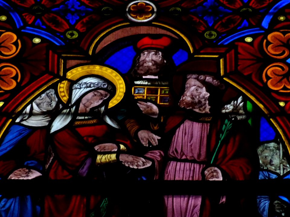Vitrail, église Saint-Ignace, 33 rue de Sèvres, 6e arr., P… 