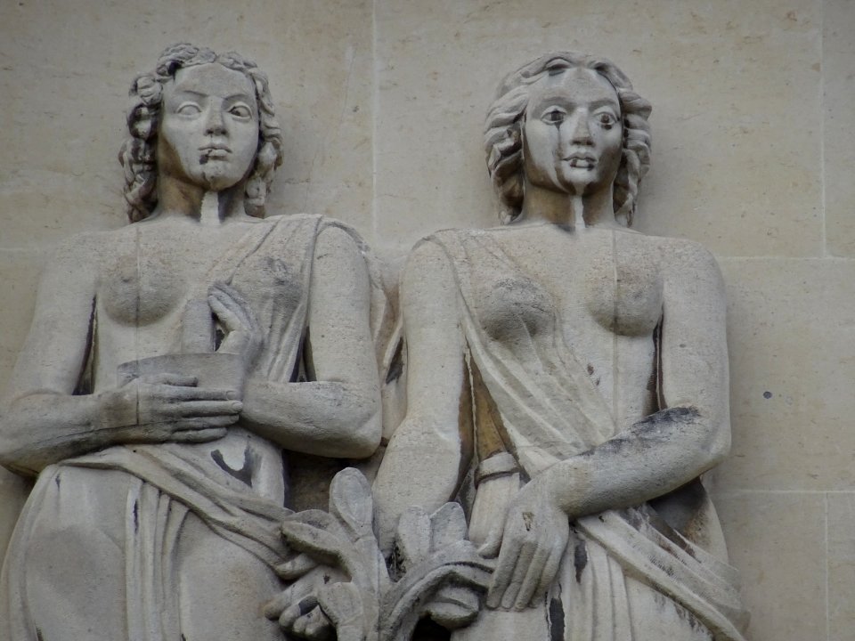 Détail de la façade, Faculté de Pharmacie, 4 avenue de l'O… 