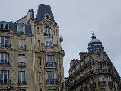 Immeubles à l'angle du boulevard Raspail et de la rue Dela… 