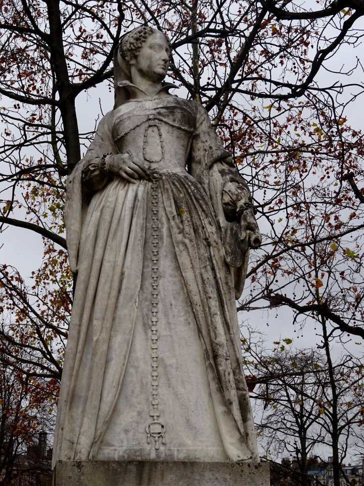 Statue Jeanne d'Albret, Reine de Navarre, 1528-1572, dan… 