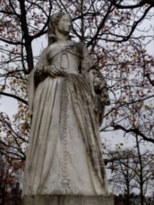 Statue Jeanne d'Albret, Reine de Navarre, 1528-1572, dan… 