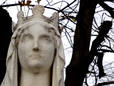 Statue Blanche de Castille, Reine de France, 1188-1252, … 