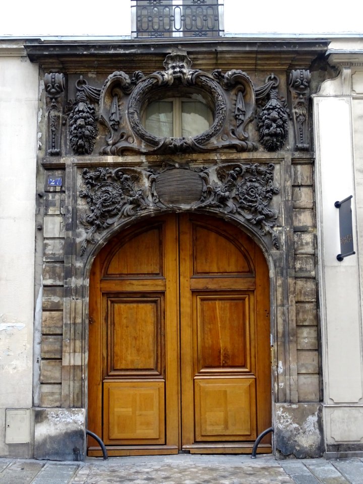 Porte au 27 rue Saint-Sulpice, 6e arr., Paris 
