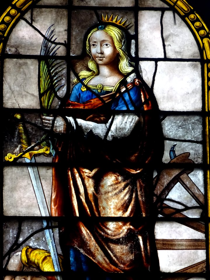 Vitrail, église Saint-Sulpice, 2 rue Palatine, 6e arr., Pa… 