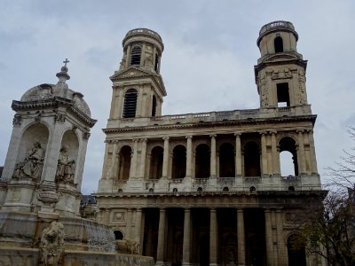 Fontaine et église Saint-Sulpice, place Saint-Sulpice, 2 r… 