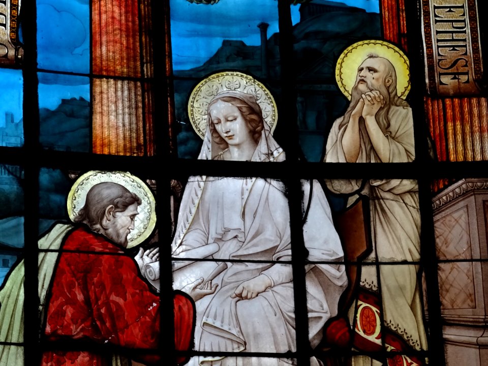 Vitrail, église Notre-Dame-des-Champs, 91 boulevard du Mon… 