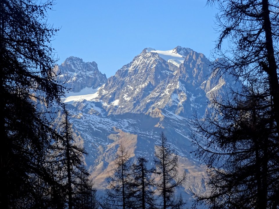 Le Pic sans Nom et le Mont Pelvoux 