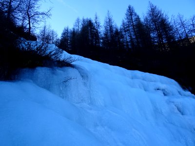 Cascade de Narreyroux gelée 