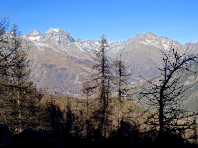 La vallée de la Vallouise, le Mont Pelvoux, les Clochers d… 