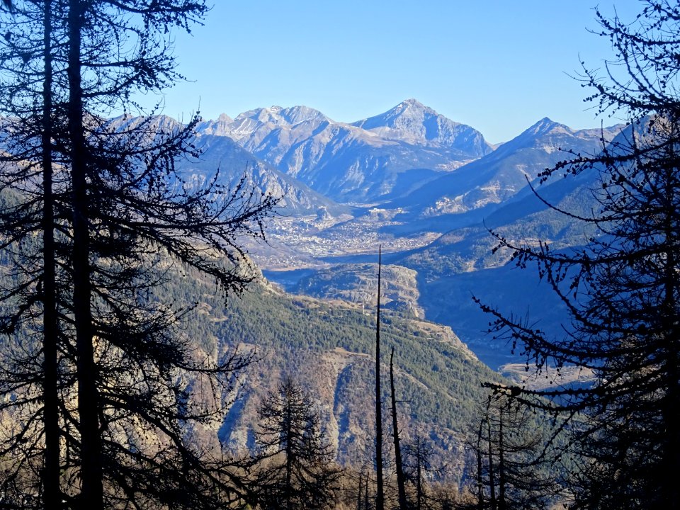 Briançon et le Mont Chaberton 