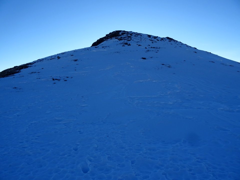 Le point coté 2877m en se retournant 
