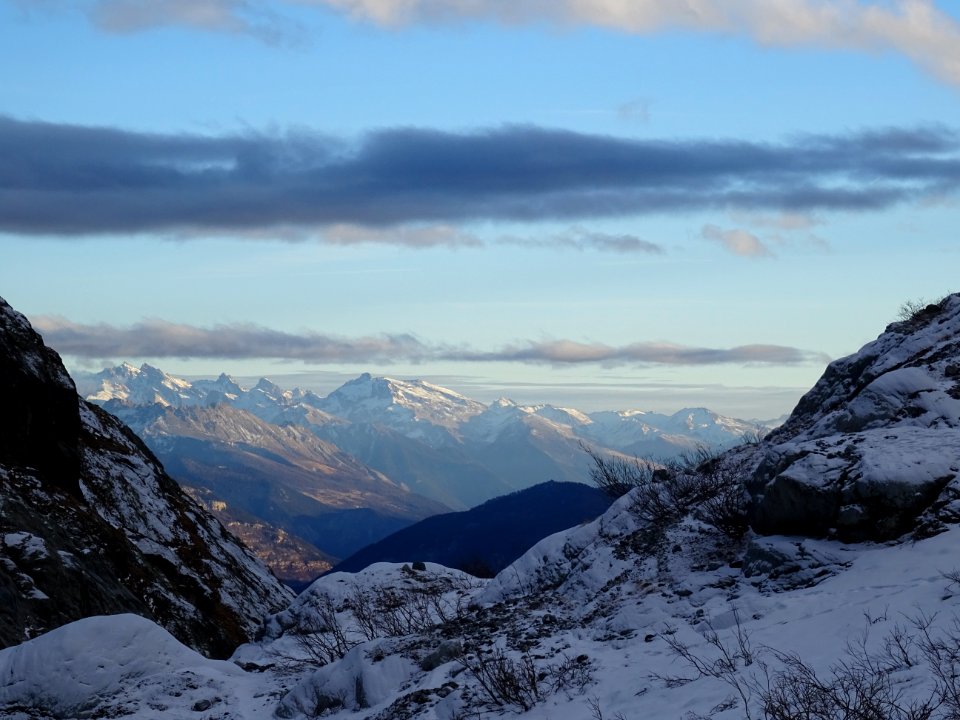 Pics de la Font Sancte depuis le Glacier Blanc 