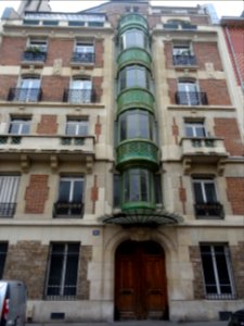 Immeuble Art nouveau conçu par l'architecte Ferdinand Gl… 